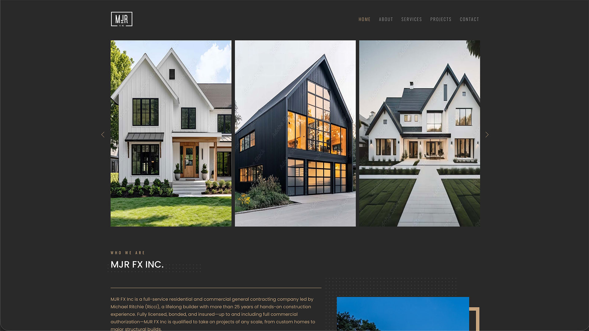 MJR FX website